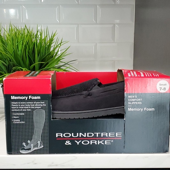 "New" Men's  Memory Foam Comfort Slippers - Picture 1 of 3